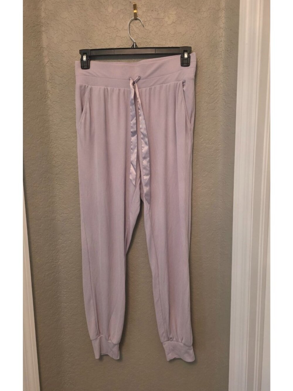 Victoria's Secret Light Pink Modal Blend Lounge Pants Joggers M - EUC
